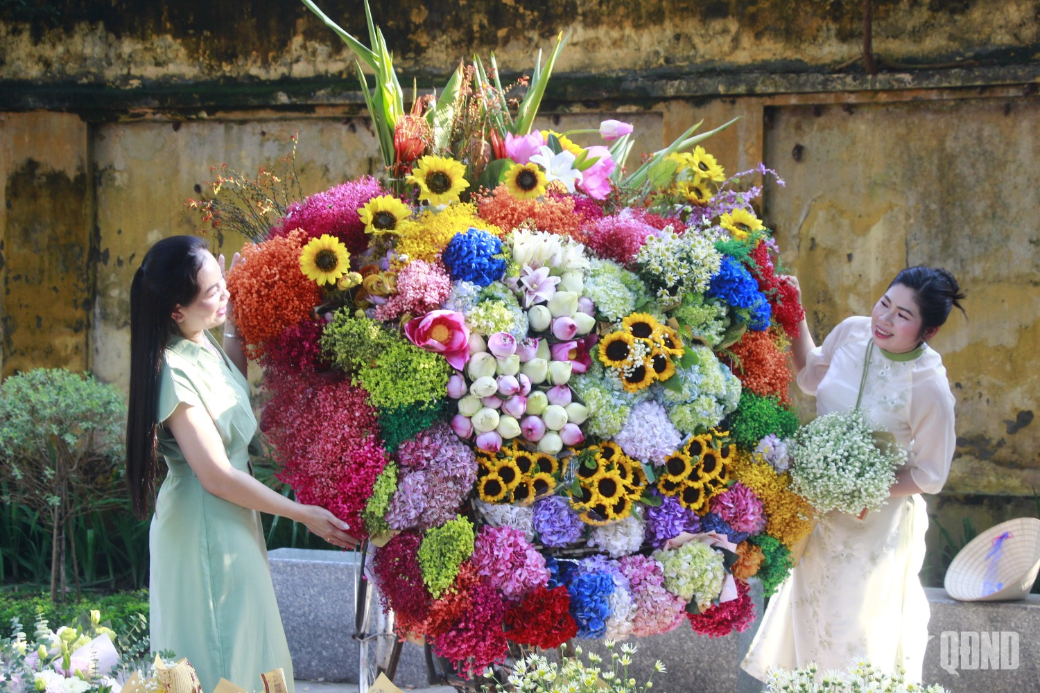 Phố Phan Đình Phùng (Hà Nội) rộn ràng sắc thu đón 20-10

